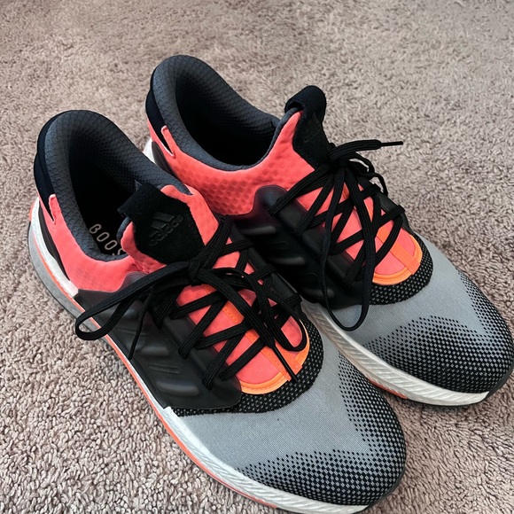 adidas Other - ADIDAS X_PLR Boost Shoes Grey Two Screaming Orange Size 13